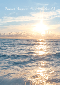 Sunset Horizon Photo150 Not AI