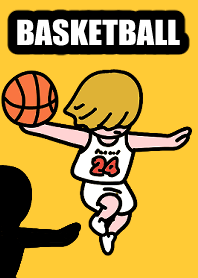 Basketball dunk 001 whiteyellow