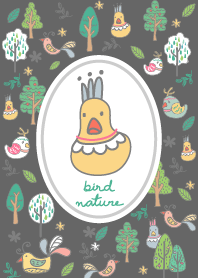 Bird & Nature(gray)
