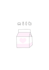 Pink milk pack