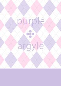 purple argyle
