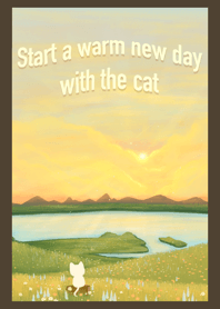 Start a warm new day with the cat V.2