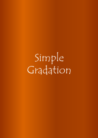 Simple Gradation -GlossyOrange 12-
