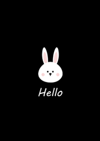 極簡約˙兔兔(黑色)