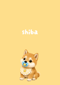 Baby Shiba01 brown & yellow