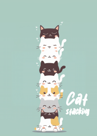 stacking cat & lucky cat