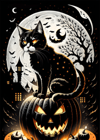 halloween cat 0e2B03