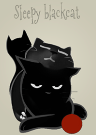 자는 흑고양이