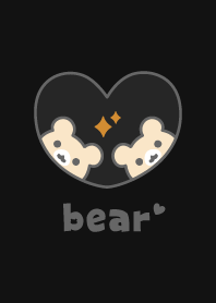 Bear Glitter - Black