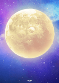 Moonlit night Bring Good Luck from Japan