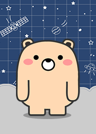 Bear on galaxy beige.
