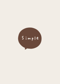 Handwritten. Natural beige and brown.