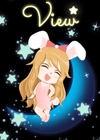 View - Bunny girl on Blue Moon