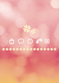 Beige Pink : Lucky Lucky Clover