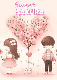 pink sakura blossom with you  JP37