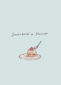 Strawberry on shortcake