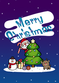 ปาร์ตี้คริสต์มาสสุดน่ารัก(ฟ้าม่วง)