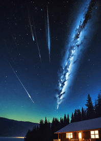 Mountain, Sea, and Moonlit Night 8A1F8b