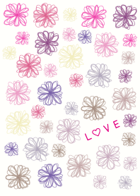 花LOVE7-水彩画-