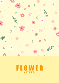 FLOWER YELLOW-NATURAL 16