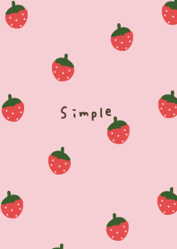 Pink and strawberry pattern.