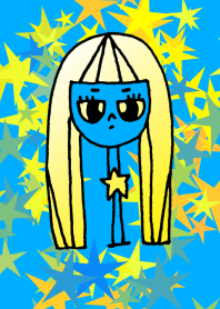 neck lady star shower B 1