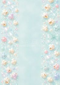 Aqua Floral Stardust | Bitasui