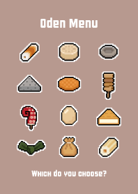 ODEN MENU (Pixel Art)