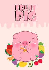 Pig And Fruit Theme