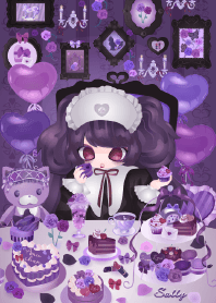 ゴシックティーパーティー♡パープル
