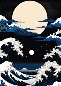 Ukiyo-e Mountains, Seas 9Da0Dc