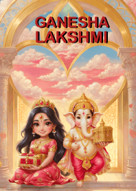 Ganesha-Lakshmi : wealth, rich