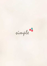 Cherry watercolor'Beige'