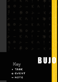 บูโจ บุลเล็ตเจอร์นัล โน๊ต สีดำ