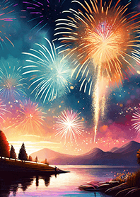 Beautiful Fireworks Theme#590