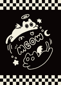 Meow meow graffiti (dark)