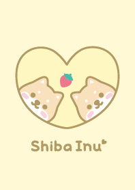 Shiba Inu Strawberry - Yellow