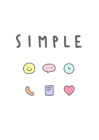 simple pastel.