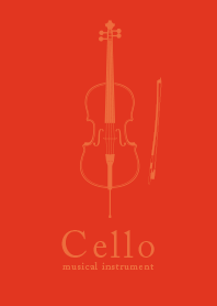 Cello gakki Scar red