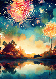 Beautiful Fireworks Theme#710