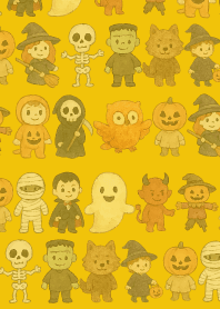Halloween Festival04 on yellow