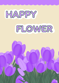 HAPPY FLOWER :) /purple