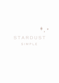 Stardust Simple White Beige