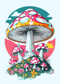 POP ART_mushroom05
