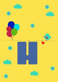 -Cute initial H-