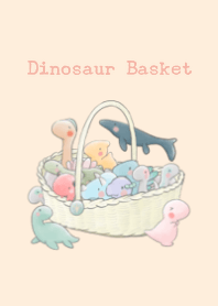 Simple Dinosaur Basket