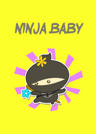 Baby with ninja costume