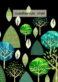 To the Nordic forest at night.