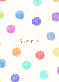Watercolor adult colorful dot7 Japan