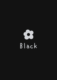 Girls Collection -Flower- Black